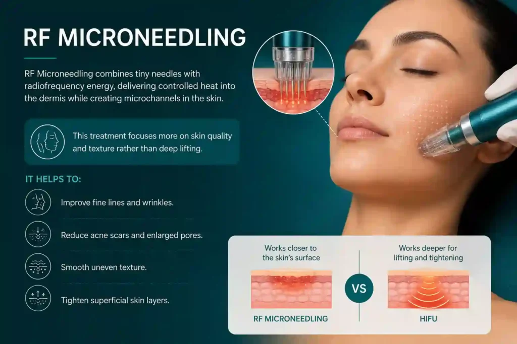 What Does RF Microneedling Do That HIFU Alone Cannot Scotland