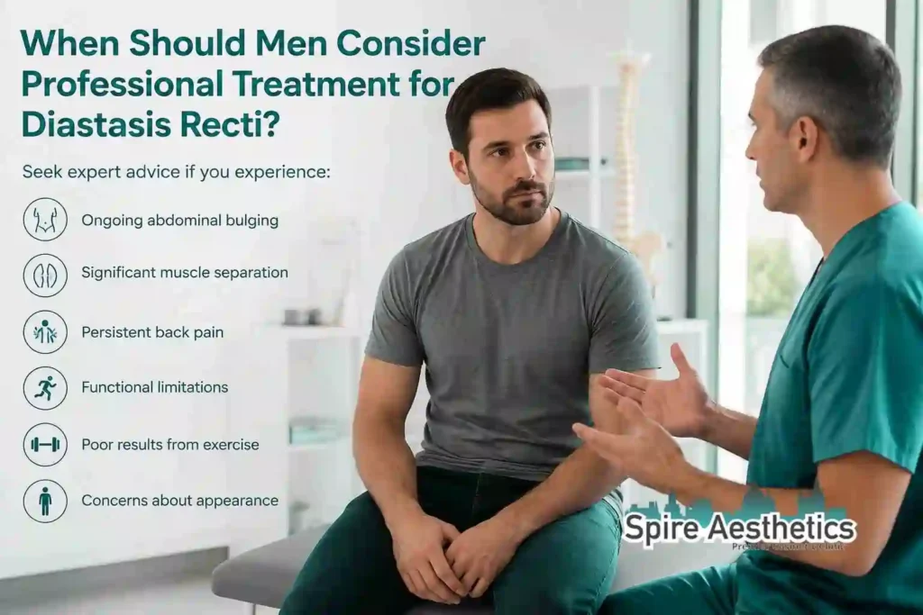 When Should Men Consider Professional Treatment for Diastasis Recti Scotland?
